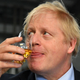 British PM Boris Johnson tastes Scottish whisky